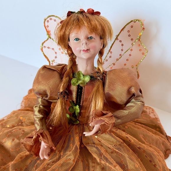 Winward Holidays Autumn Leaves Fairy Pixie Doll Katherine’s Coll 14” Posable - Picture 4 of 14